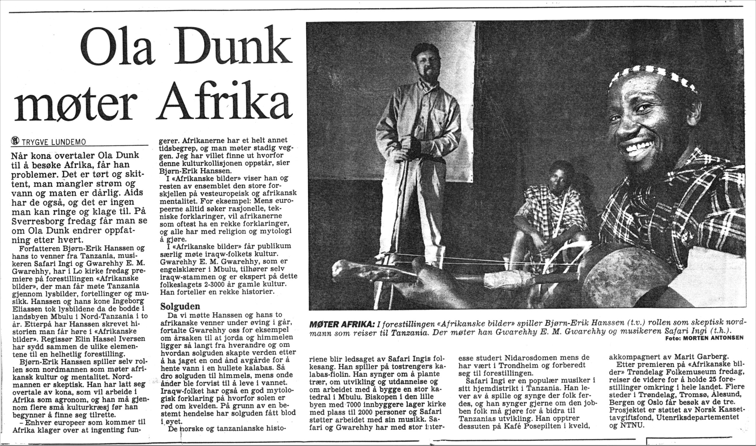 Ola Dunk møter Afrika (2)